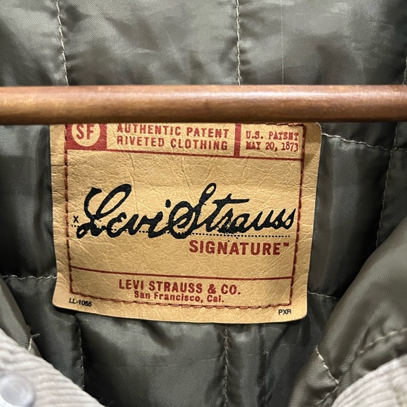 Levi's Men's Corduroy Tan Sherpa-Collar Jacket Size L Vintage Signature - Picture 8 of 16